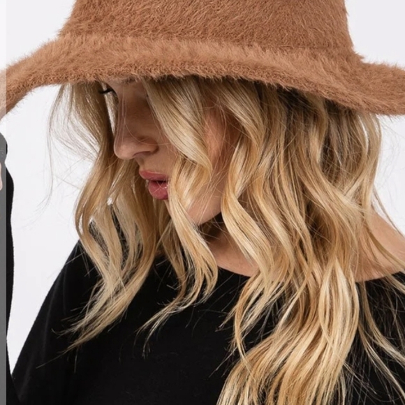 💥CLASSY💥 Fuzzy winter Fedora! - Picture 3 of 3